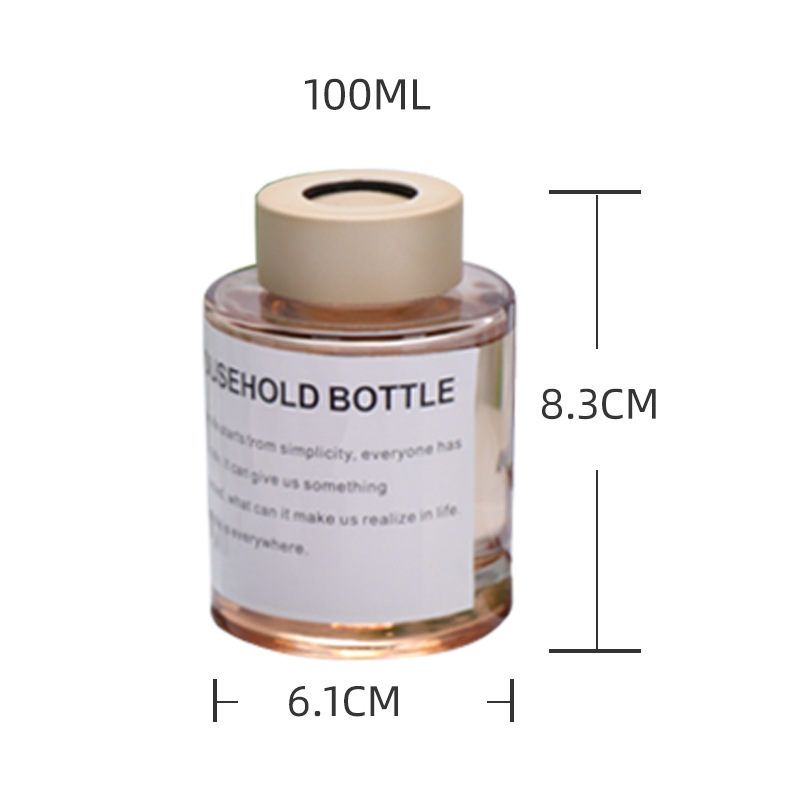 रीड डिफ्यूझर रंगीबेरंगी 100ml 150ml 250ml रिक्त काचेची बाटली अरोमा डिफ्यूझर होम परफ्यूम बाटली वैशिष्ट्यीकृत प्रतिमा
