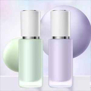 Factory For 30ml Frosted Flat Square Shaped Serum Glassware Liquid Foundation Bottle