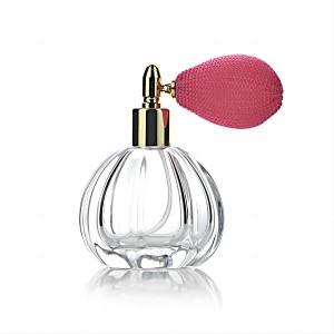 Luxusná prázdna 50ml fľaša na parfumy v tvare tekvice s pumpičkou na airbag