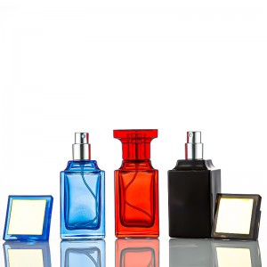 30 ml, 50 ml Tom Ford zwart, wit, rood, blauw vierkant parfumflesje