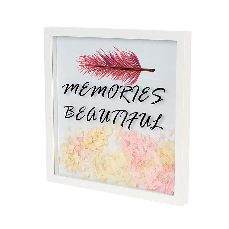 White Shadow Photo Frames Freestanding or Wall Hanging for Crafting Needs