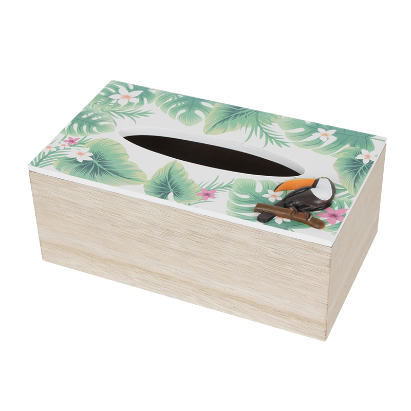 Wooden Tissue Box Holder Cover-Rectangular Paper Holder Boxes