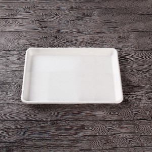 4-Compartment Tray 100% Compostable Sugarcane F...