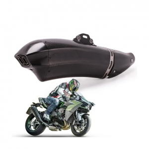 ປະສິດທິພາບສູງ Customized 409 Stainless Steel Motorcycle Parts Exhaust Muffler