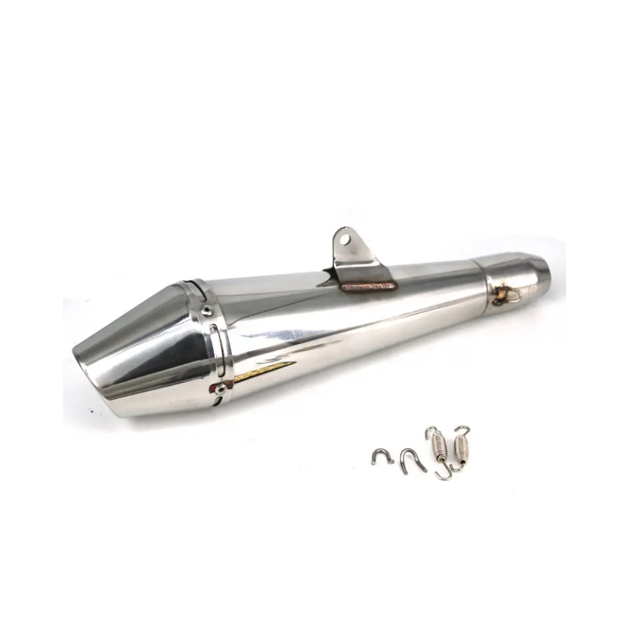 ການອອກແບບທີ່ກໍາຫນົດເອງ 306 Stainless Steel Exhaust Muffler Automobile Parts Exhaust Muffler Pipe System