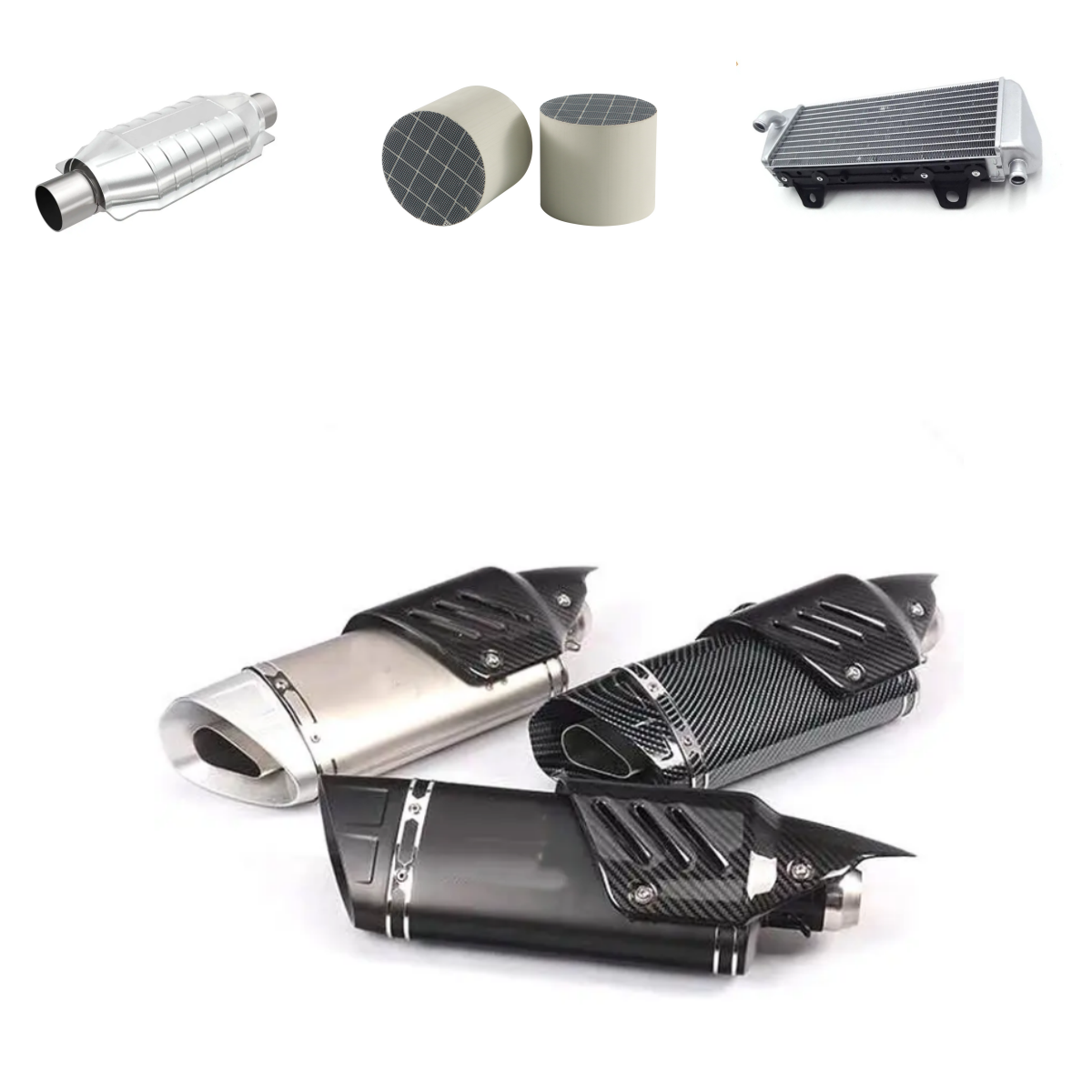 Factory Supply High Performance Downpipe Exhaust System Muffler