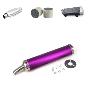 Hot Sale Diameter Silver Color Motorcycle Parts Exhaust Muffler System