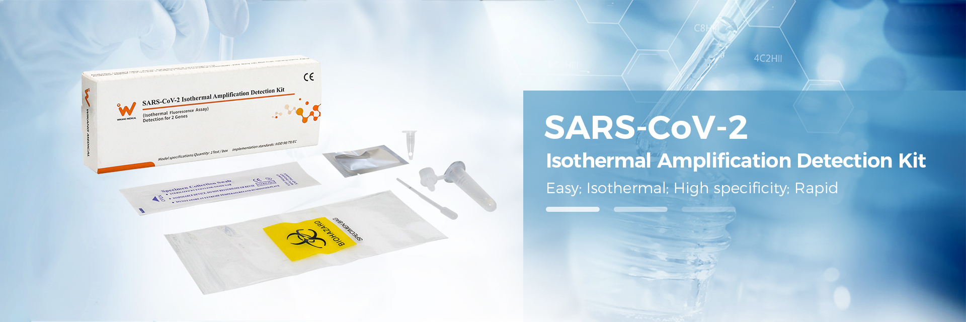 Kit de detección de amplificación isotérmica SARS-CoV-2
