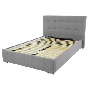 B150-L Hydraulic Bed Queen Size Gas Phahamisa Upholstered Ottoman Storage Bed Frame