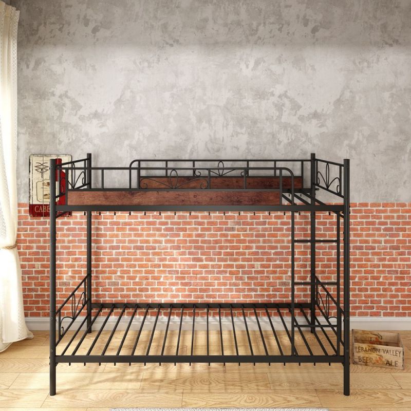 B27-T augstas kvalitātes lētas bērnu gultas metāla skolas kopmītņu divstāvu gultas