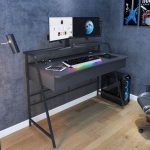 D10A-T Factory Custom Metal Wooden Computer Desk Desk Gaming Table with Storage Drawers