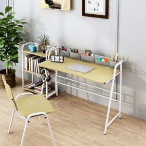 D11-T Wysokiej jakości biurko komputerowe do pracy w domu, stół do domowego biura z 3 półkami bocznymi