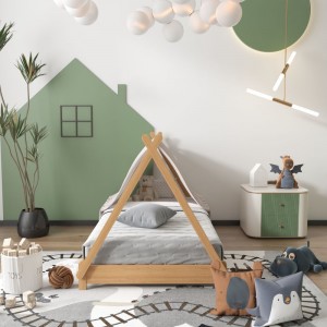 B194-L Najpopularniji dizajn šatora za dječji krevet Okvir dječjeg kreveta