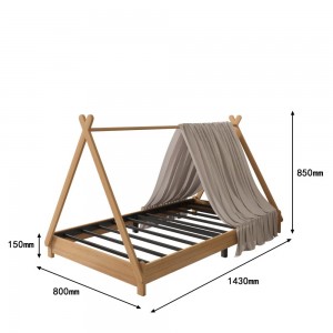 B194-L Nejoblíbenější dětská postel v designu stanu Rám dětské postele