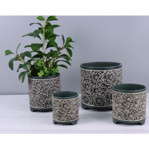 Vaso da fiori in ceramica per interni ed esterni di alta qualità