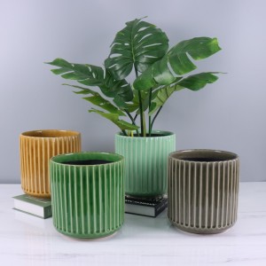 Ogulitsa Pamwamba Panyumba Zokongoletsera Ceramic Planter & Vase