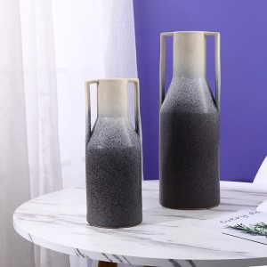 Различни големини и дизајни на керамичка вазна за декорација на домот Matt Finish