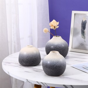 Matt Finish Home Decor Ceramics Vase ၏ အရွယ်အစားနှင့် ဒီဇိုင်းမျိုးစုံ