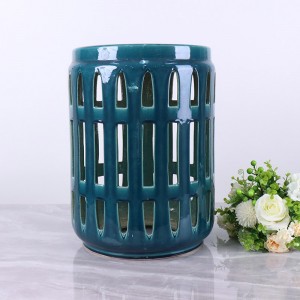I-hollow out ang Modern Style Home Decor Ceramic Stool