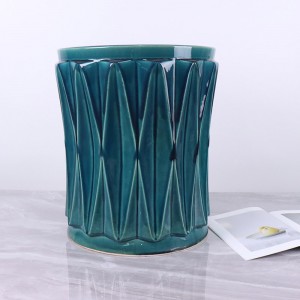 Taburete de cerámica multifuncional para decoración interior y exterior
