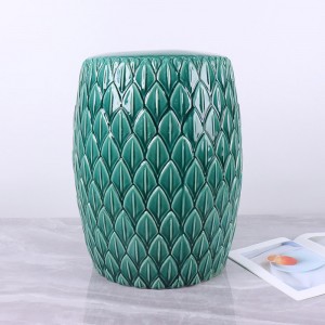 Taburete de cerámica multifuncional para decoración interior y exterior