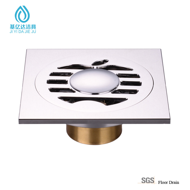 New Arrival China Basement Floor Drain - Plastic Tee Pipe Square Shape Brass Dual Purpose Floor Drain for Washing Machine – Jiyida Sanitary