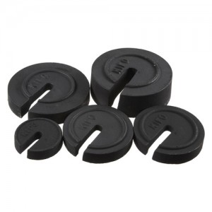 Slotted CAST-IRON M1 weights 1 g to 50 kg