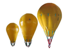 Borse di sollevamento ad aria tipo paracadute
