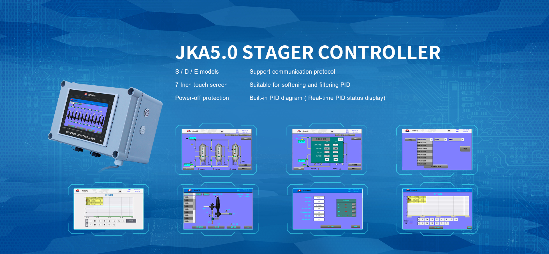 JKmatic digitale stager-controller