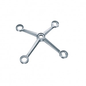Four arm stainless steel wall spider 304/316