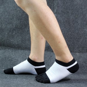 Sifot Wholesale Custom Design Cotton Sports Ankle Five Toes Socken für Männer