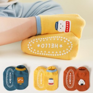 Sifot Wholesale Breathable Soft Cotton Cartoon Cute Non-slip Grip Ankle Socks para sa 0-3Y Baby
