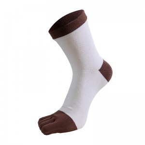 Sifot Wholesale Custom Design Cotton Colored Sports Crew Five Toes Socken für Männer