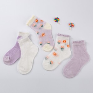 Çorape pambuku me cilësi të lartë në stil të ri Çorape për djem dhe vajza për fëmijë pranverë dhe vjeshtë