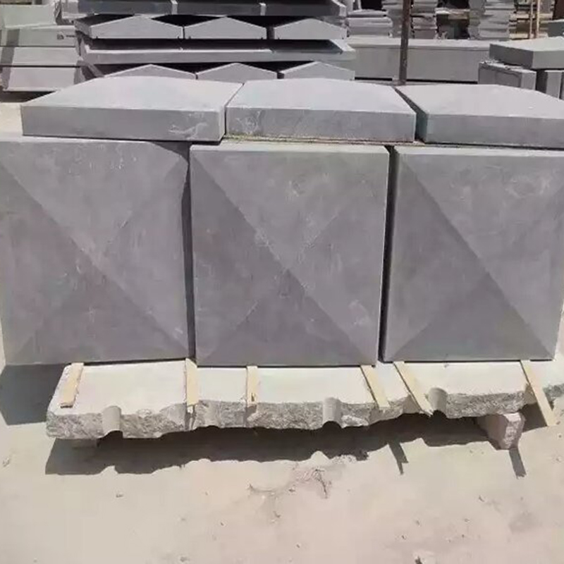 Topverkoper Blou Kalksteen Capstone Hoë Kwaliteit Chinese Blou Kalksteen Coping Stone