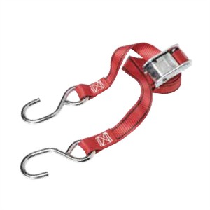 Easy Release 25mm Cam Buckle Tie Down na may S Hooks