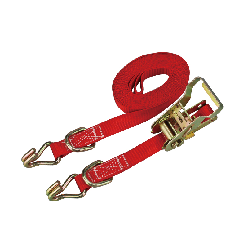 41 EN-Standard 25mm 1.5T ratchet lashing strap “J”HOOK