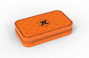 Boîte métallique rectangulaire avec accessoire en plastique ED2341A pour les soins de la peau