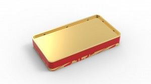جعبه قلع فلزی مستطیلی ER2440A برای محصولات مراقبت های بهداشتی