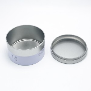 Caixa de lata redonda OS0041B-01 para cosméticos