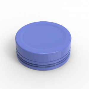 Boîte en métal de forme ronde OD0704B-01 pour les soins de la peau