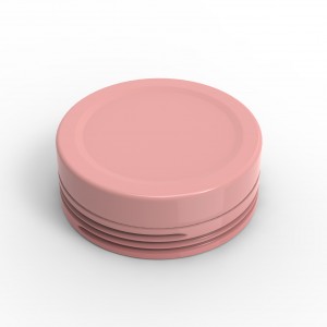 Round-shaped tin box OD0704B-01 para sa kosmetiko nga produkto packaging