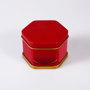صندوق معدني على شكل خماسي DR0513B-01 لمنتجات الرعاية الصحية