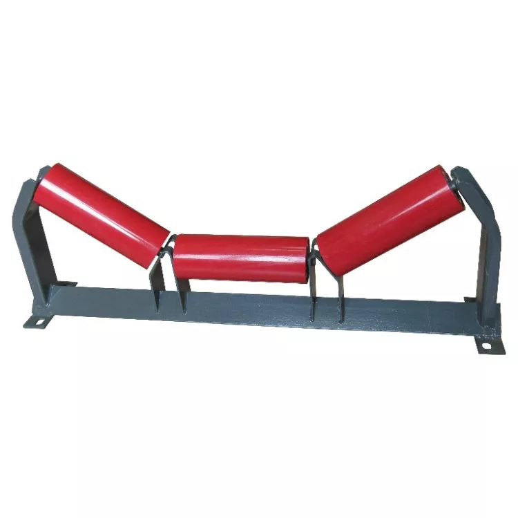 bulk material handling equipment parts Belt conveyor idler steel trough conveyor roller set