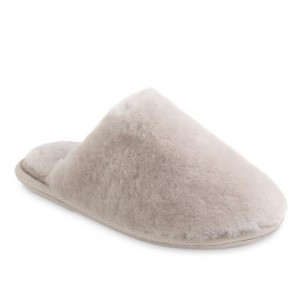 Fluffy Pink Closed Toe House Bedroom Sheepskin Slippers