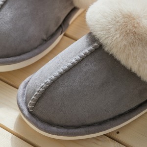 Abasetyhini Fluffy Cozy Memory Foam Indoor Slippers