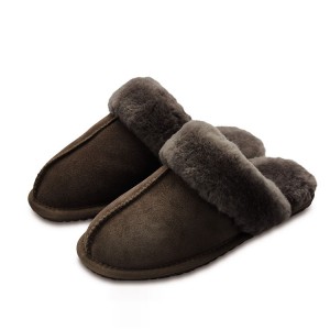 冬季保暖女式羊毛拖鞋