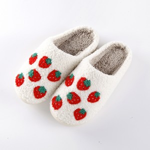 Pantuflas de casa personalizadas multi-sorriso Cherry Strawberry Slides