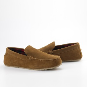 Lalaki Spring lemes outdoor sapatu kasual Moccasin Slippers Logo Adat