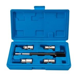 5-delige Diesel Injector Seat Cutter Remover Removal Tools Kit